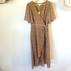 She + Sky Wrap Dress